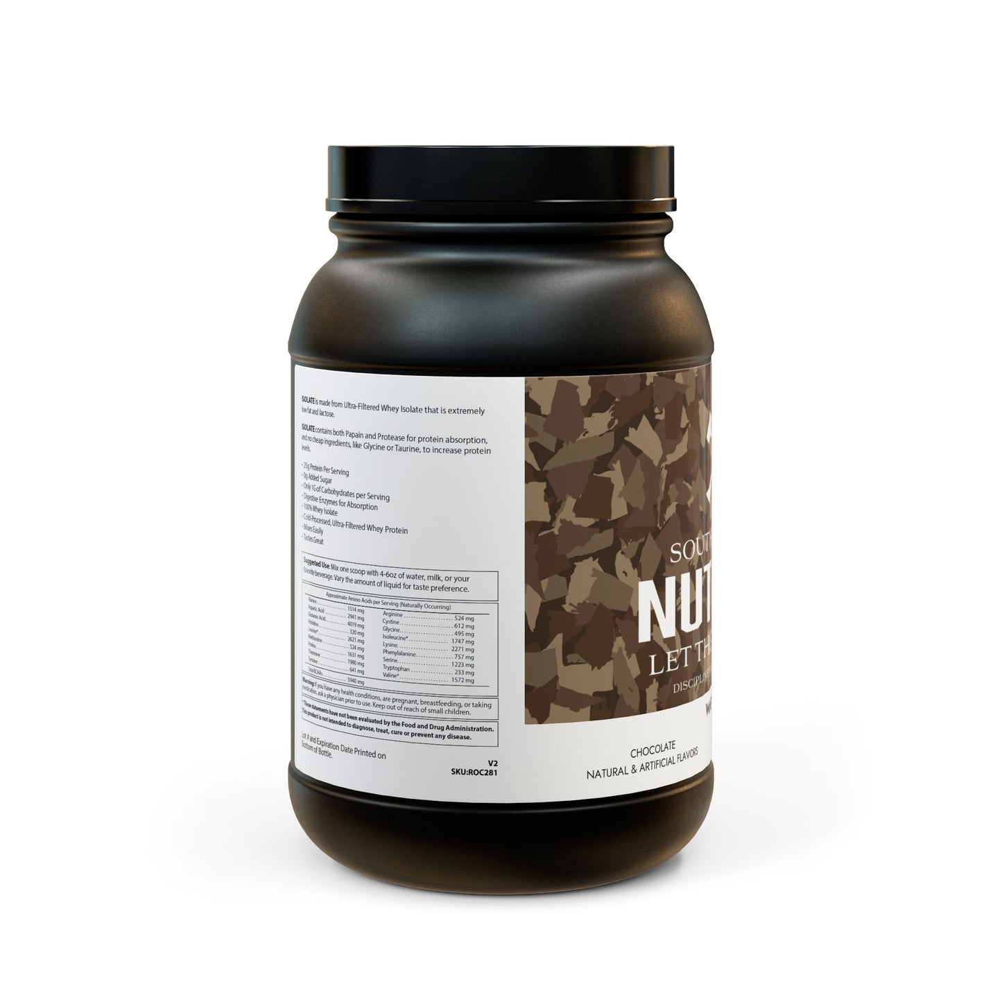 Whey Isolate Protein Supplement (907g, 2lb)