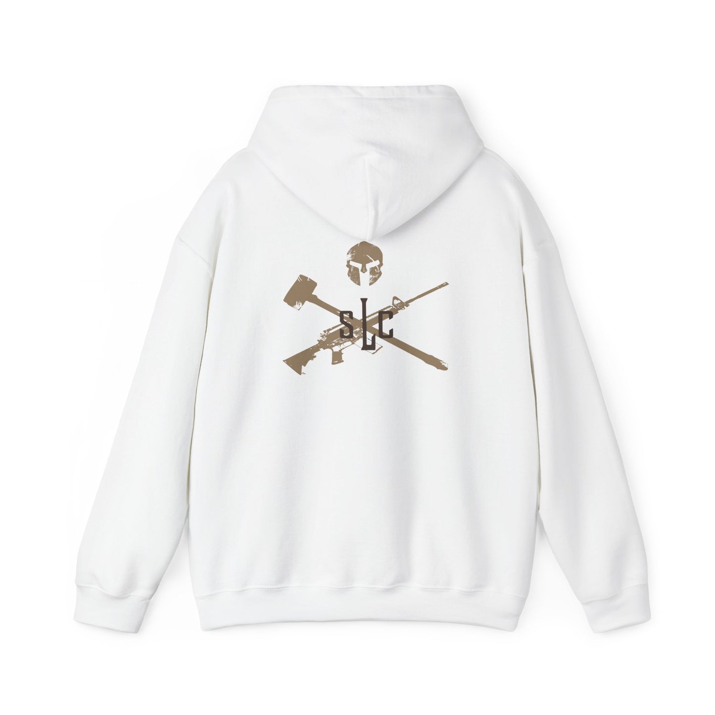 Biuld with one hand with crest Hooded Sweatshirt