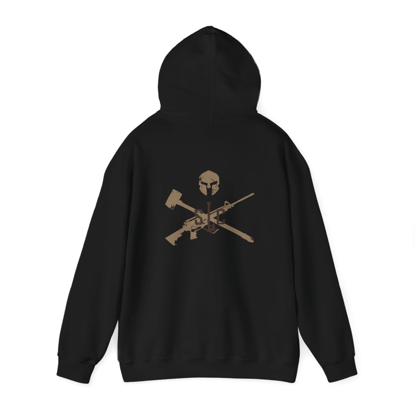 Biuld with one hand with crest Hooded Sweatshirt