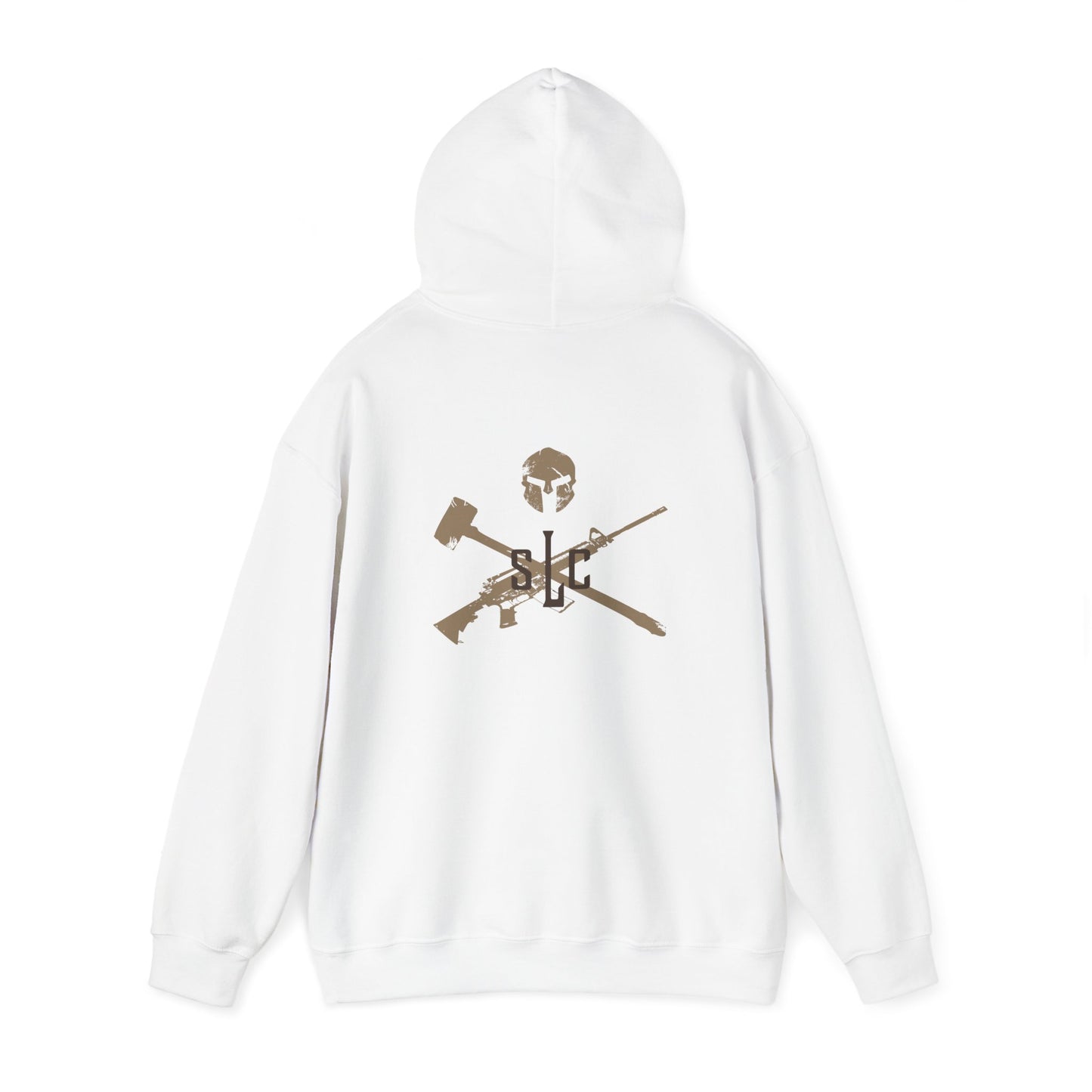 Biuld with one hand with crest Hooded Sweatshirt
