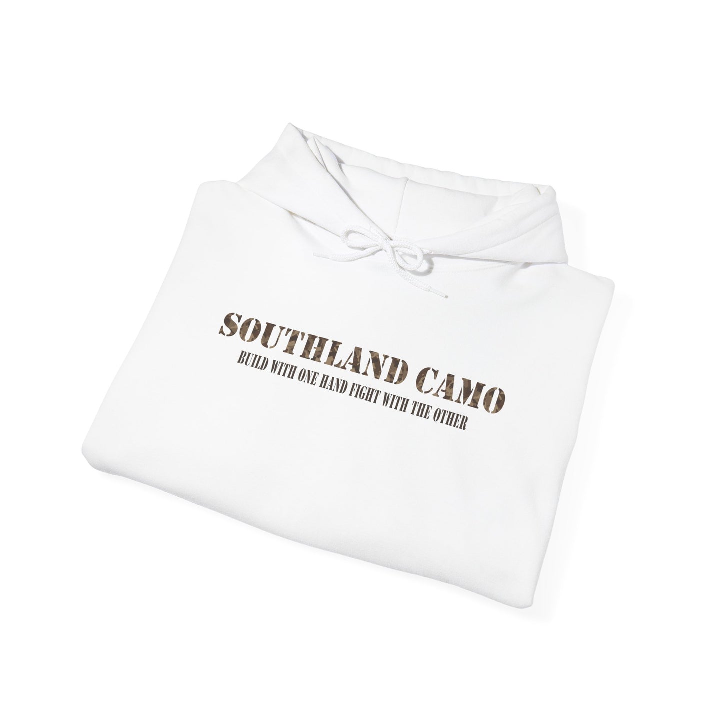 Biuld with one hand with crest Hooded Sweatshirt