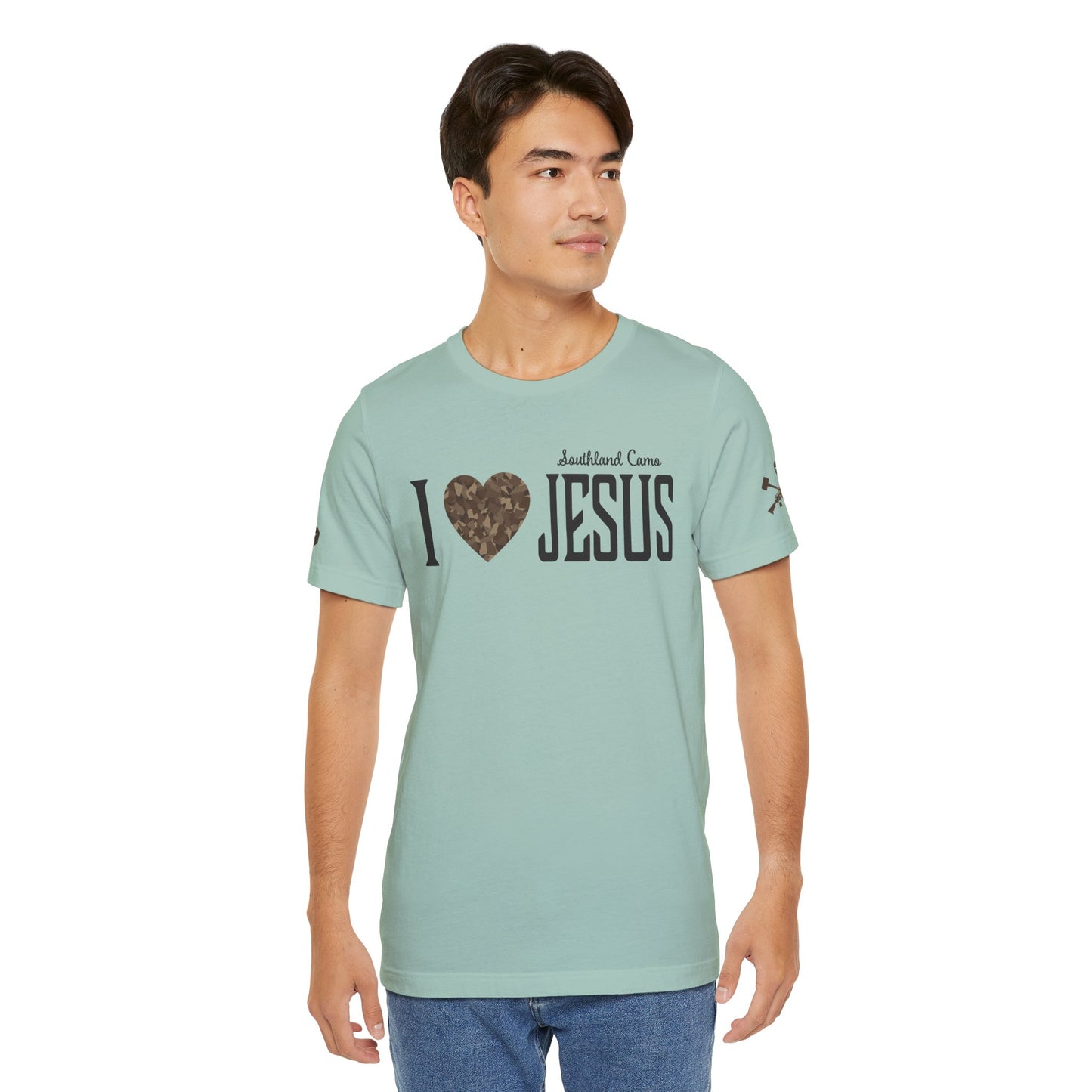 I heart Jesus  Unisex Jersey T-Shirt