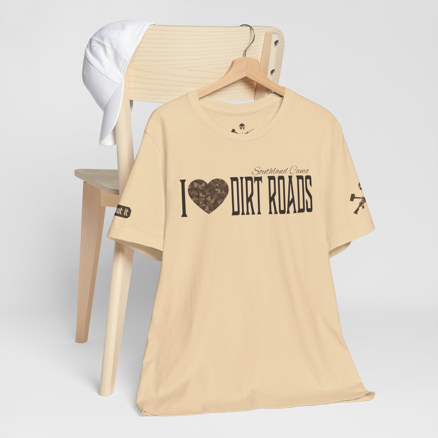 I heart dirt roads  Unisex Jersey T-Shirt