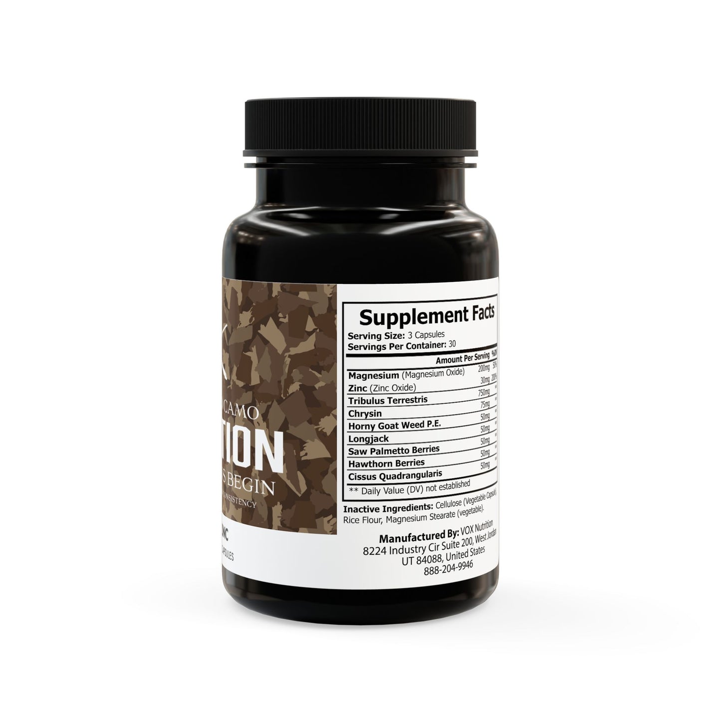 Magnesium Zinc Supplement (90 Capsules)