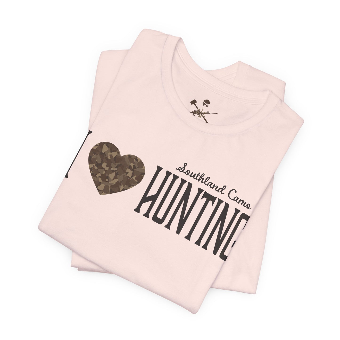 I heart hunting  Unisex Jersey T-Shirt