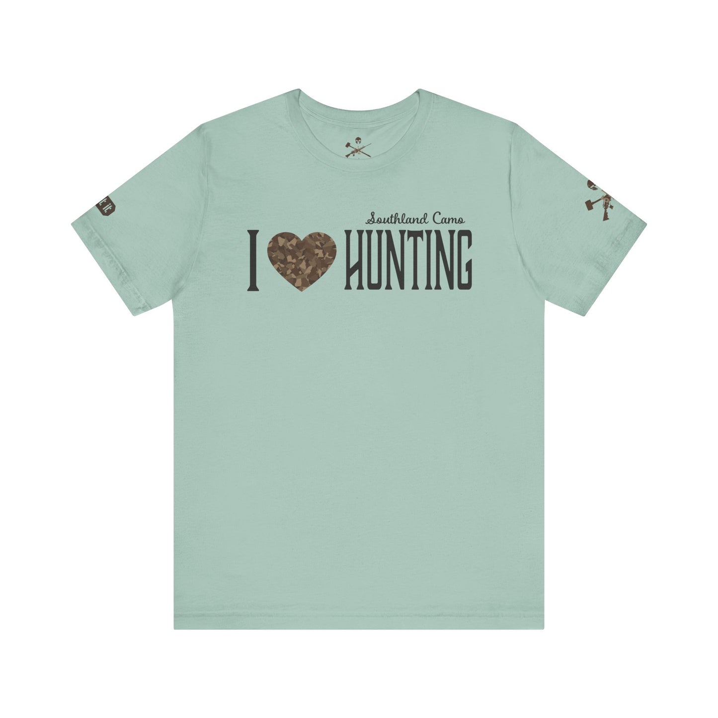 I heart hunting  Unisex Jersey T-Shirt