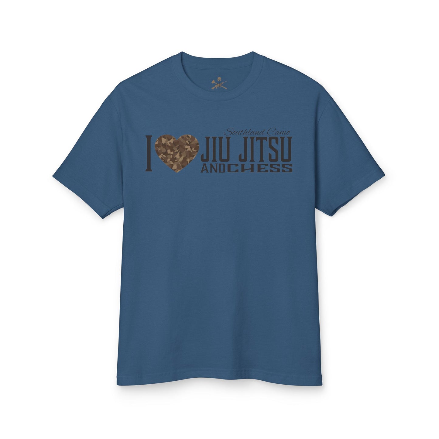 I heart Jiu jitsu and chess Tee - Unisex Cotton