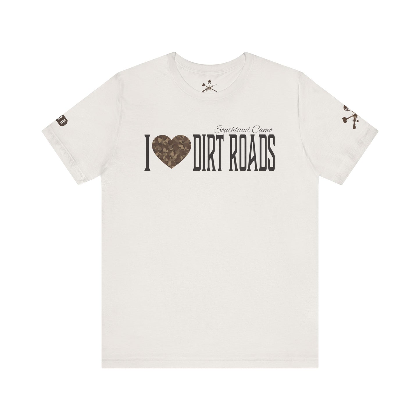 I heart dirt roads  Unisex Jersey T-Shirt