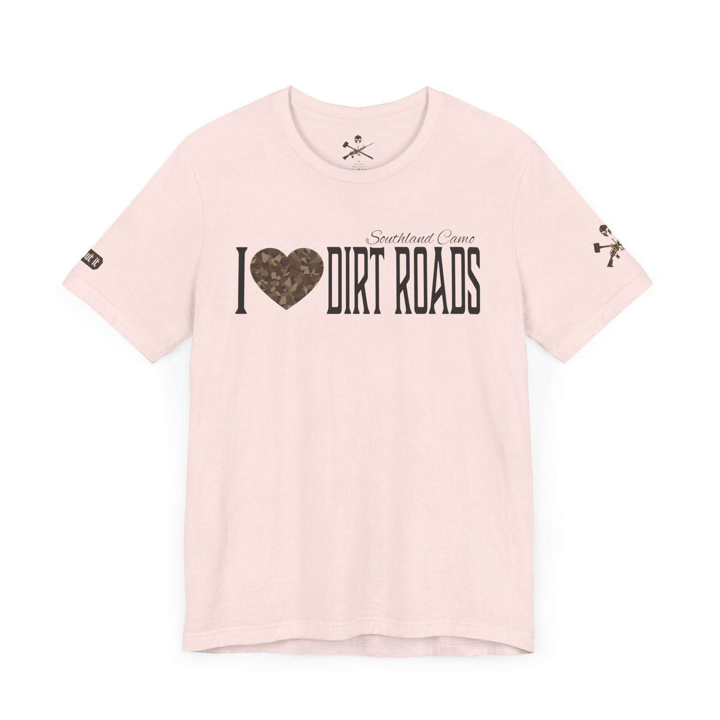 I heart dirt roads  Unisex Jersey T-Shirt