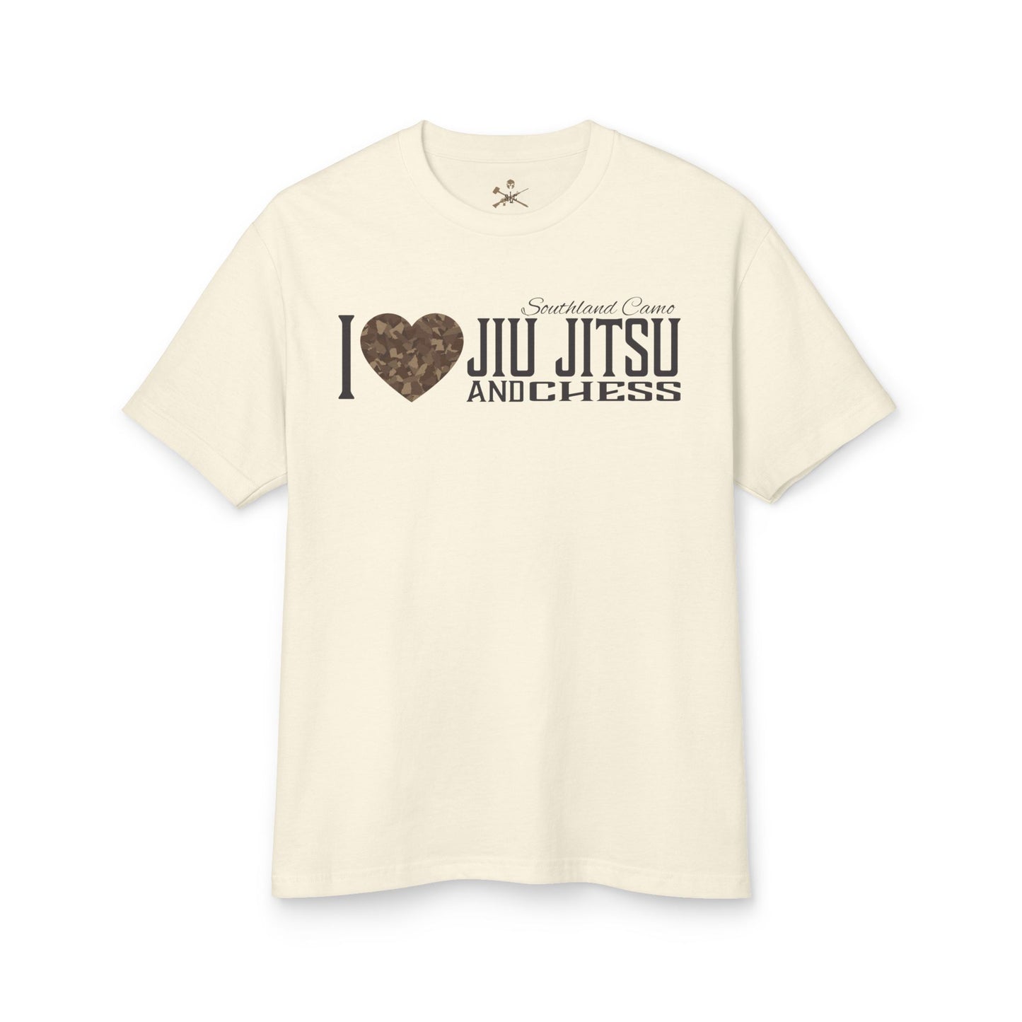 I heart Jiu jitsu and chess Tee - Unisex Cotton