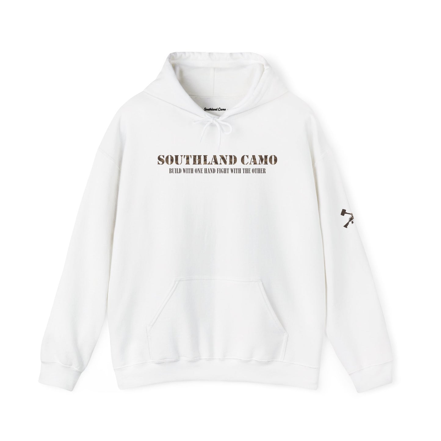 Biuld with one hand Hooded Sweatshirt
