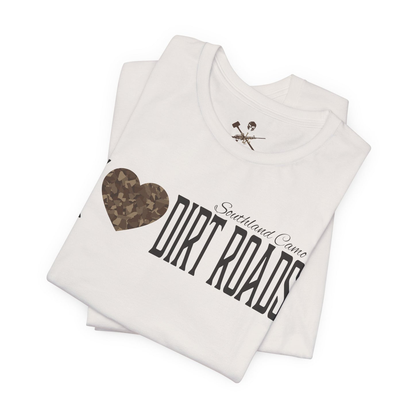 I heart dirt roads  Unisex Jersey T-Shirt