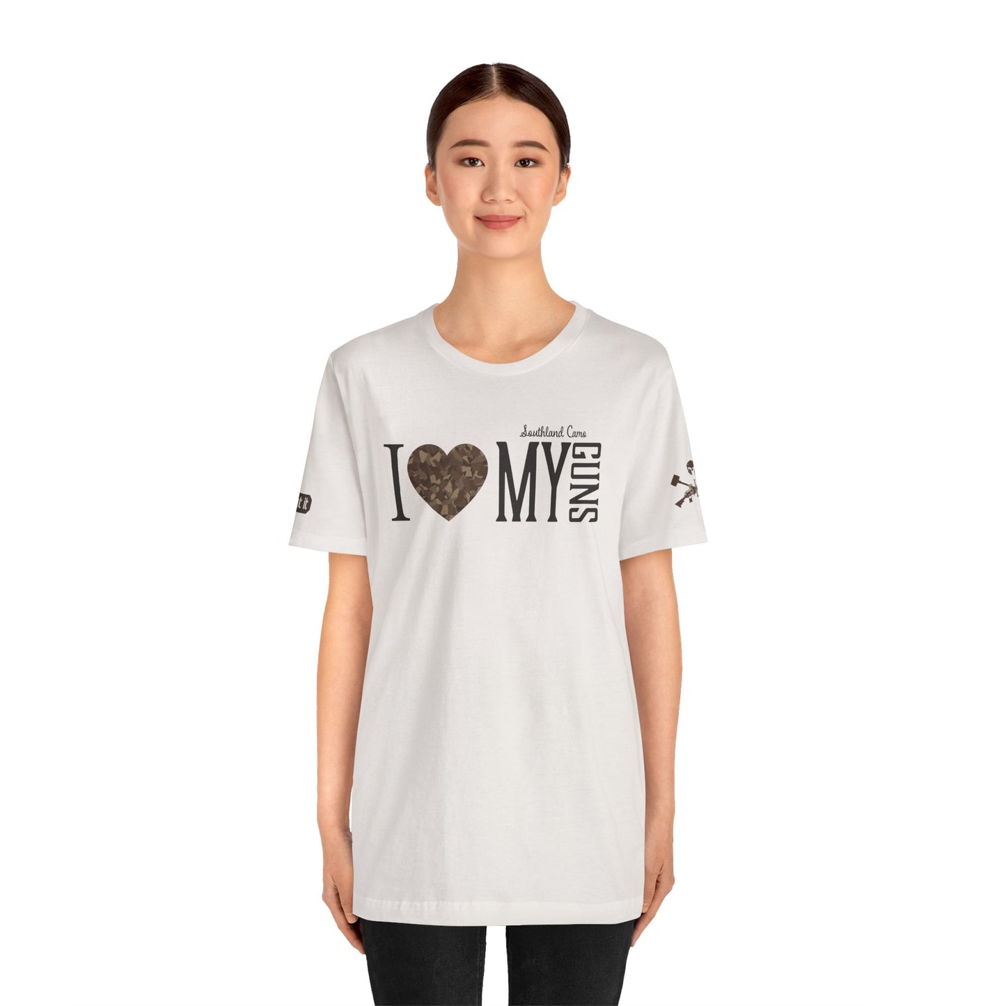 I heart my Guns  Unisex Jersey T-Shirt