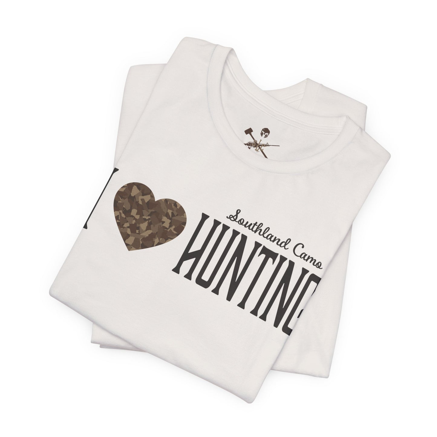 I heart hunting  Unisex Jersey T-Shirt