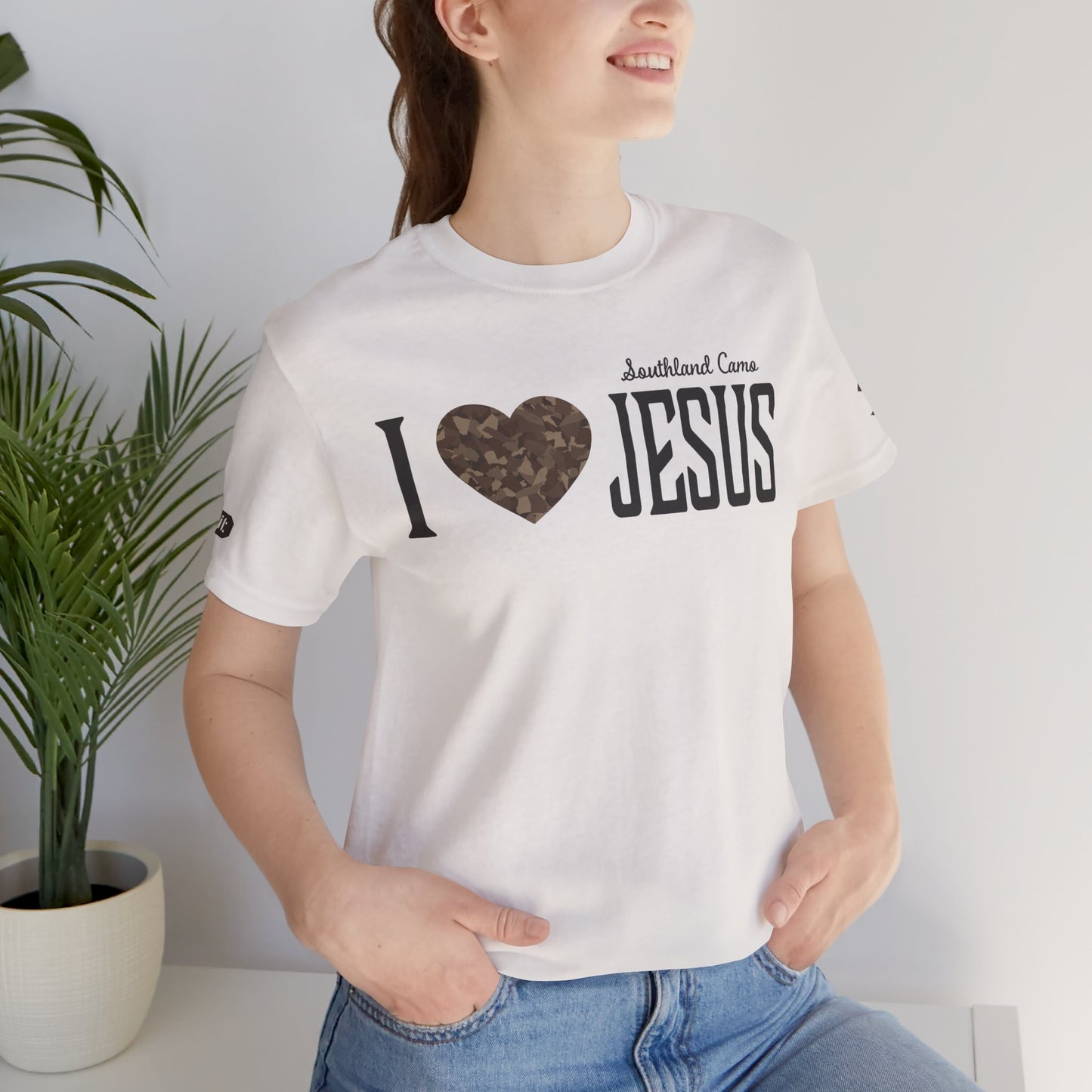 I heart Jesus  Unisex Jersey T-Shirt