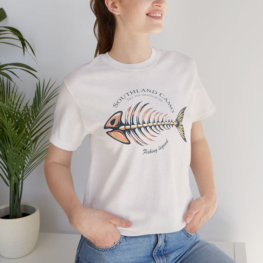 Bone Fish Shirt - Unisex Tee - Fishing Legend Design