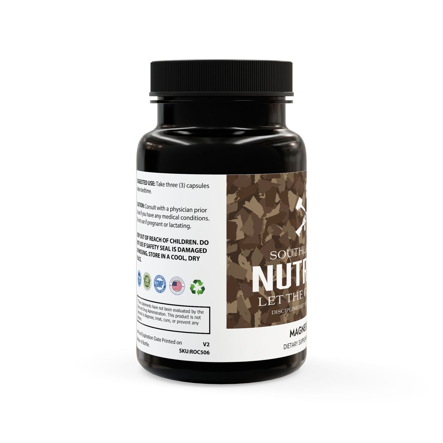 Magnesium Zinc Supplement (90 Capsules)