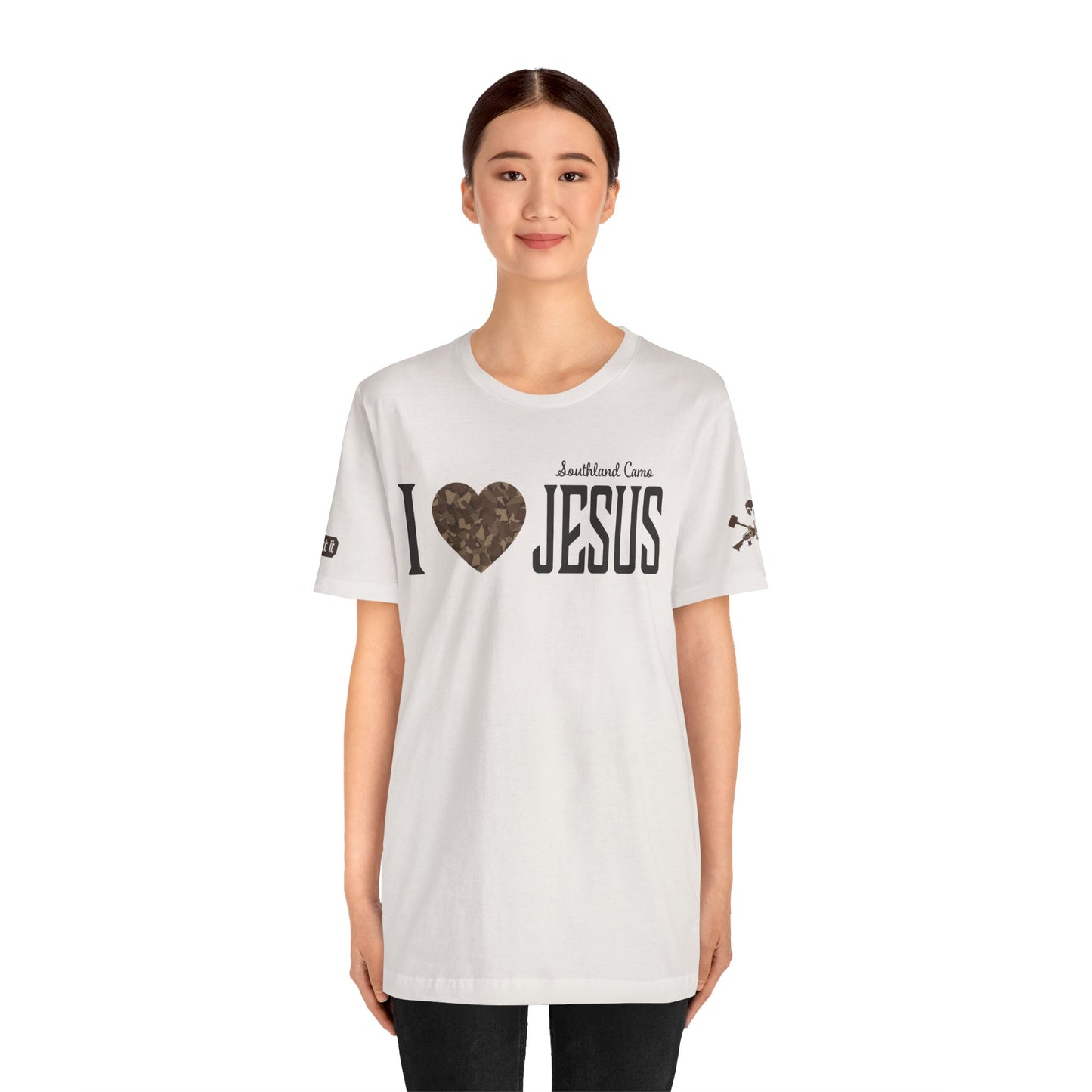 I heart Jesus  Unisex Jersey T-Shirt