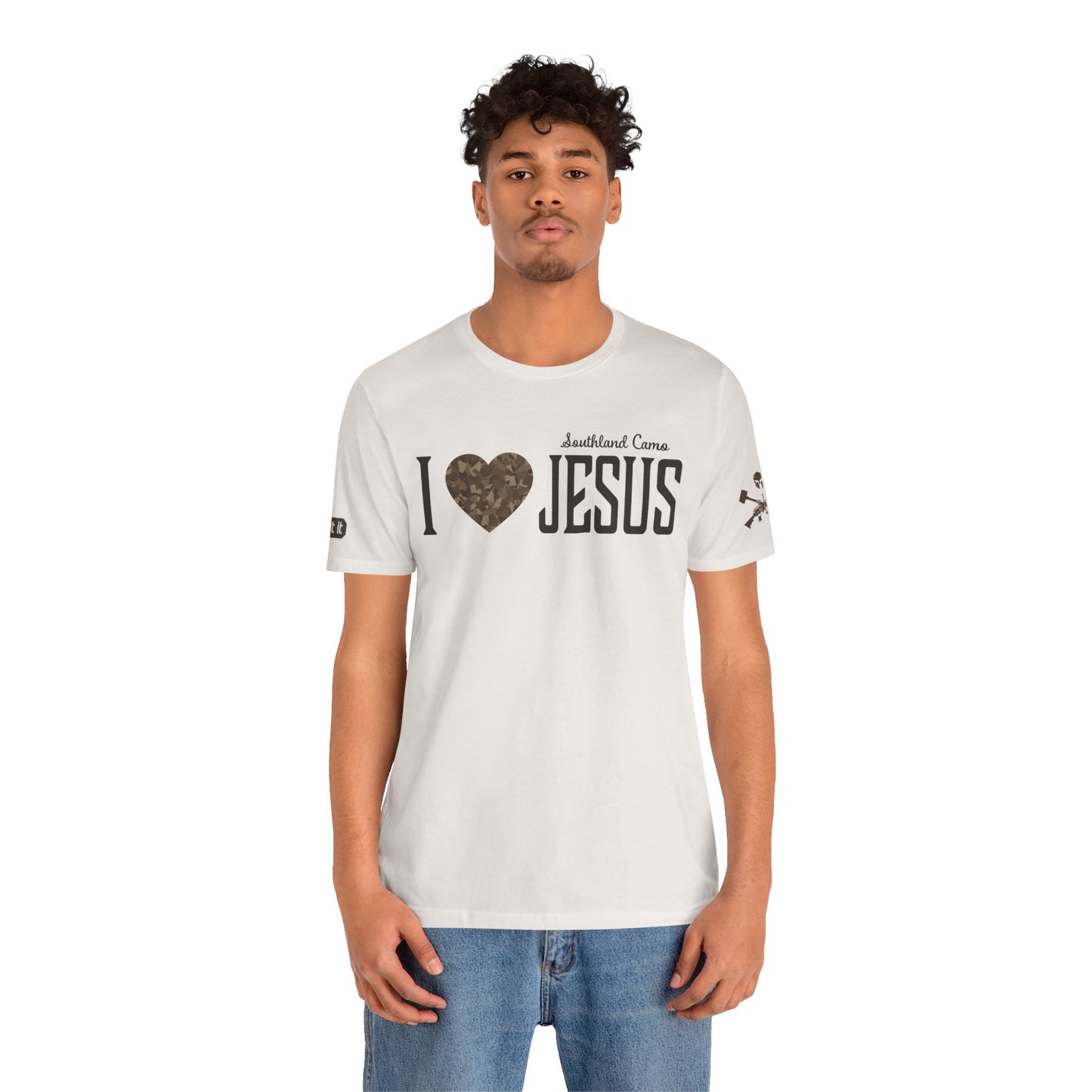 I heart Jesus  Unisex Jersey T-Shirt
