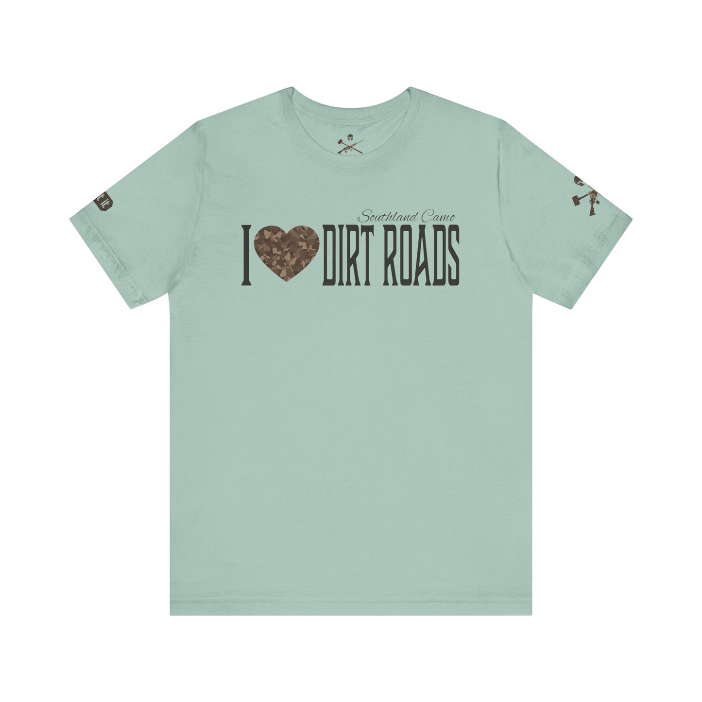 I heart dirt roads  Unisex Jersey T-Shirt