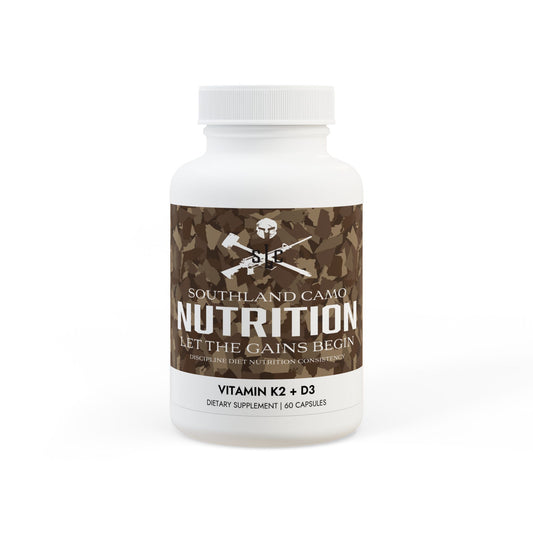 Vitamin K2 + D3 Supplement (60 Capsules)