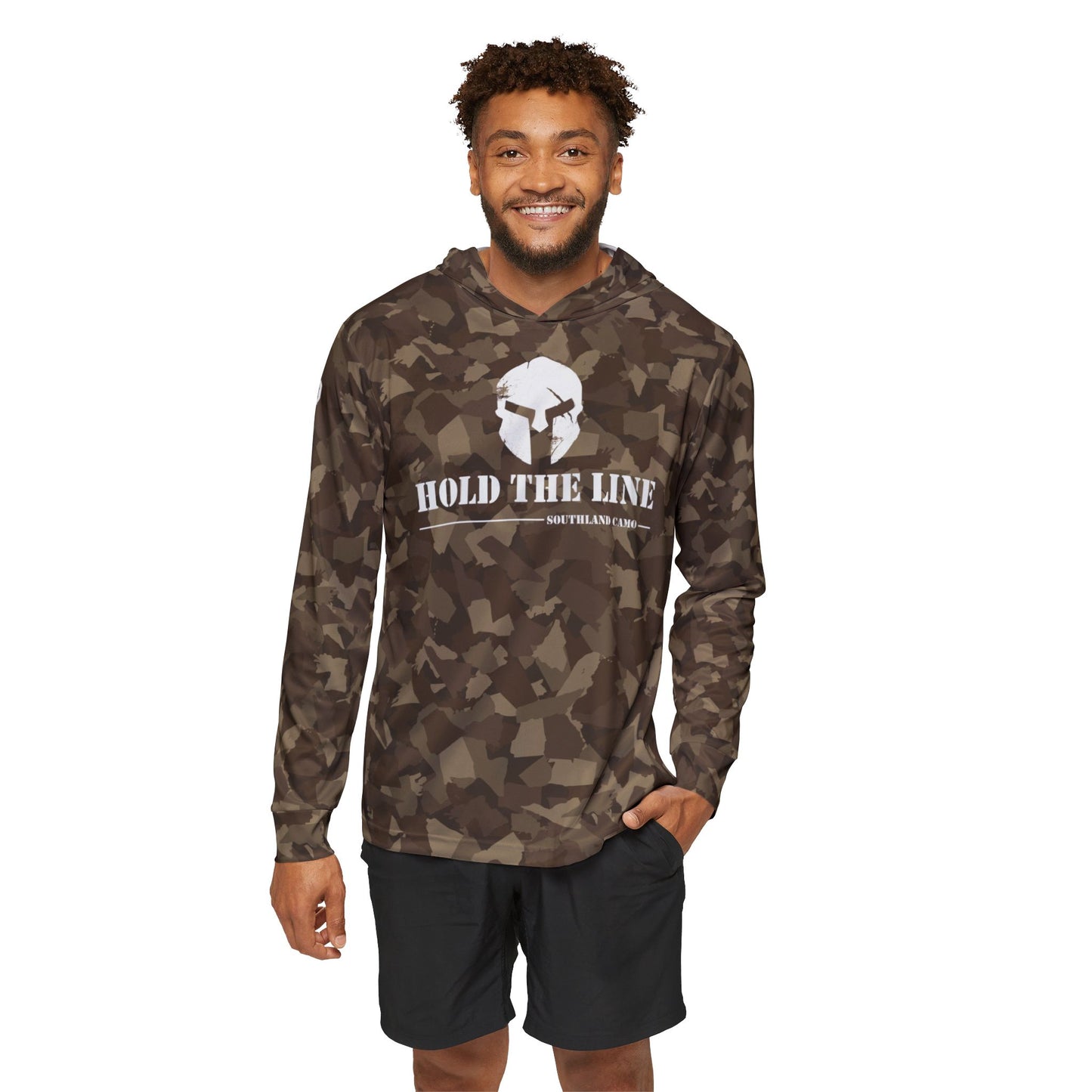 HOLD THE LINE Brown Southland Camo - Warmup Hoodie