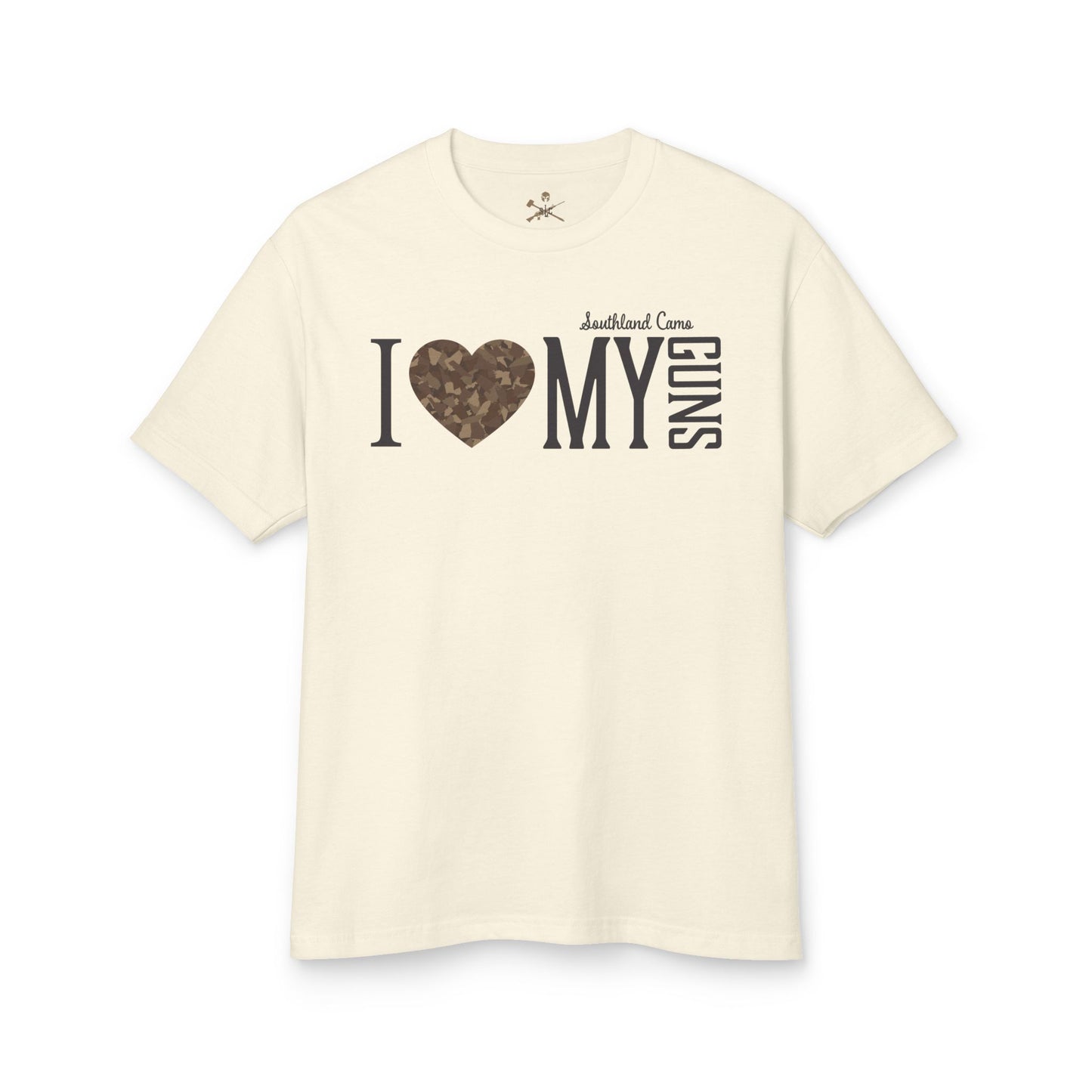 Cotton Tee - I heart my guns