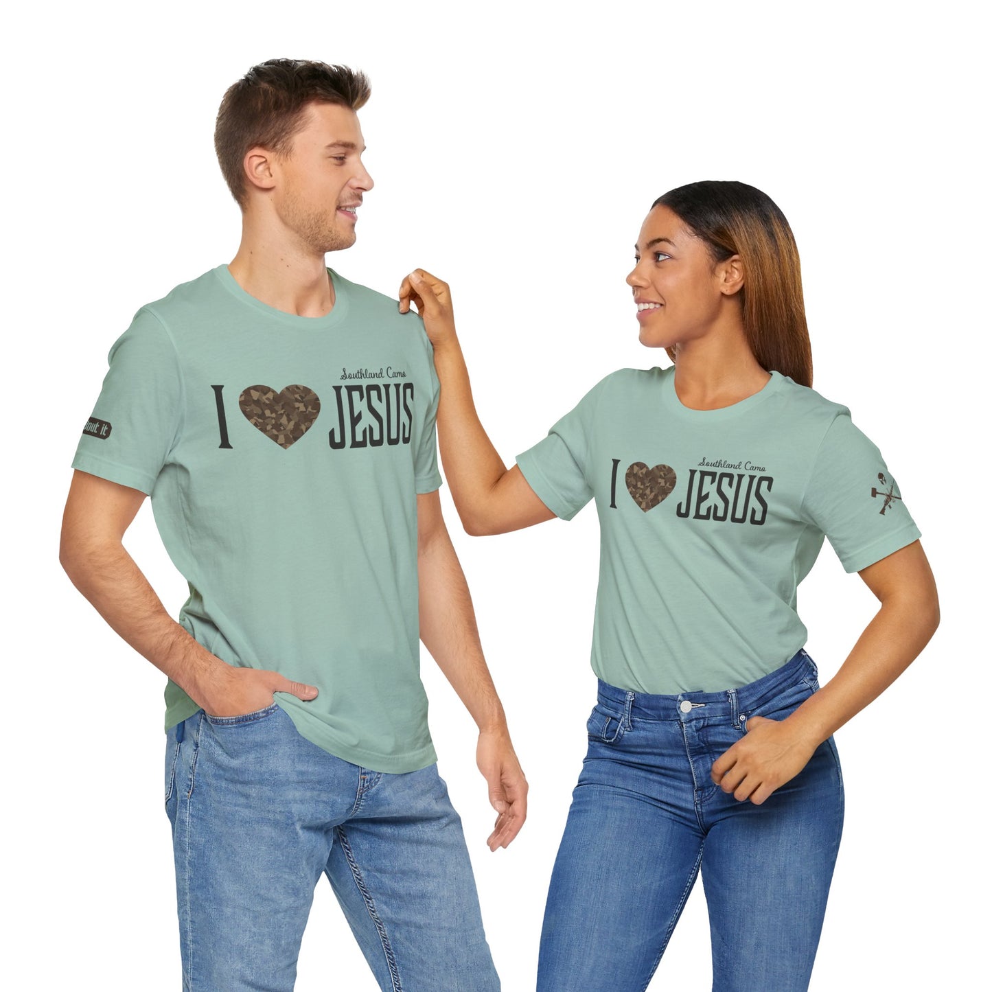I heart Jesus  Unisex Jersey T-Shirt