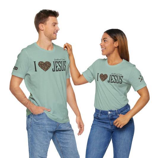 I heart Jesus  Unisex Jersey T-Shirt